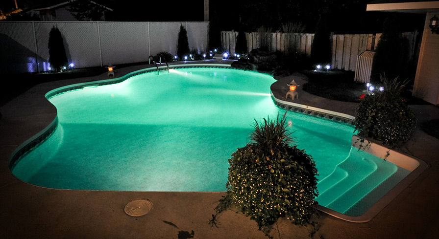 éclairage à led pour piscine - Spécialiste Piscine