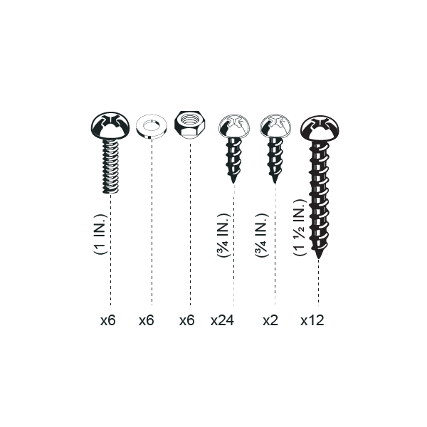 Kit de quincaillerie pour Biltmor #5050